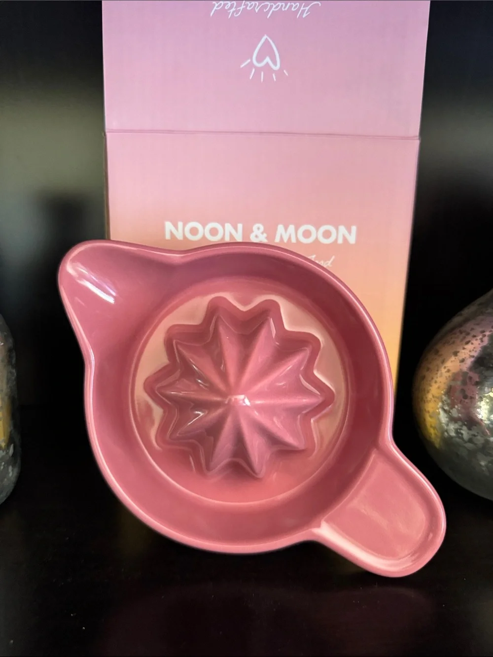 Noon & Moon Pink Ceramic Juicer